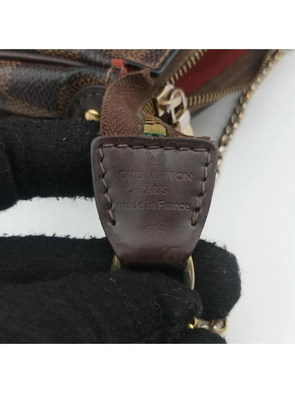 Louis Vuitton Ebene Damier Canvas Handbag